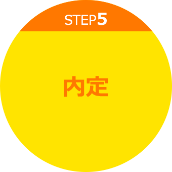 STEP5：内定